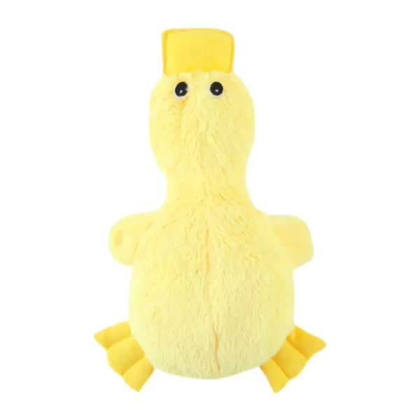 Plush Duck Dog Toy Yellow