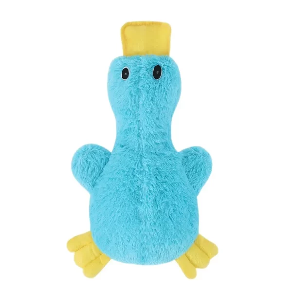 Plush Duck Dog Toy Blue