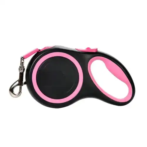 Retractable dog leash Rose