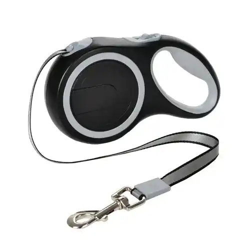 Retractable dog leash gray Retractable dog leash gray
