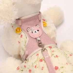 Soft Dog Harness & Leash Set – Small Dogs