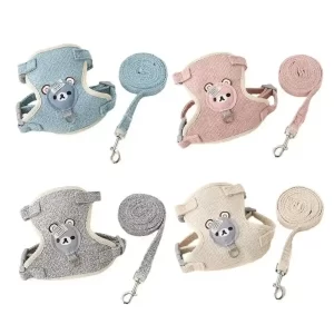Soft Dog Harness & Leash Set – Small Dogs