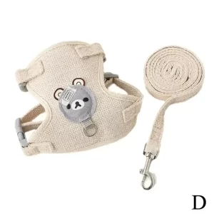 Soft Dog Harness & Leash Set – Small Dogs