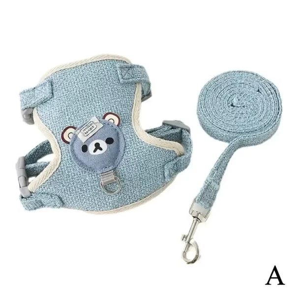 Soft Dog Harness & Leash Set – Small Dogs