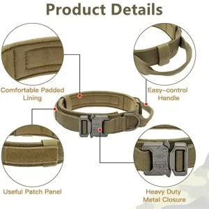 Tactical dog collar