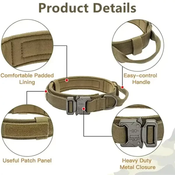 Tactical dog collar