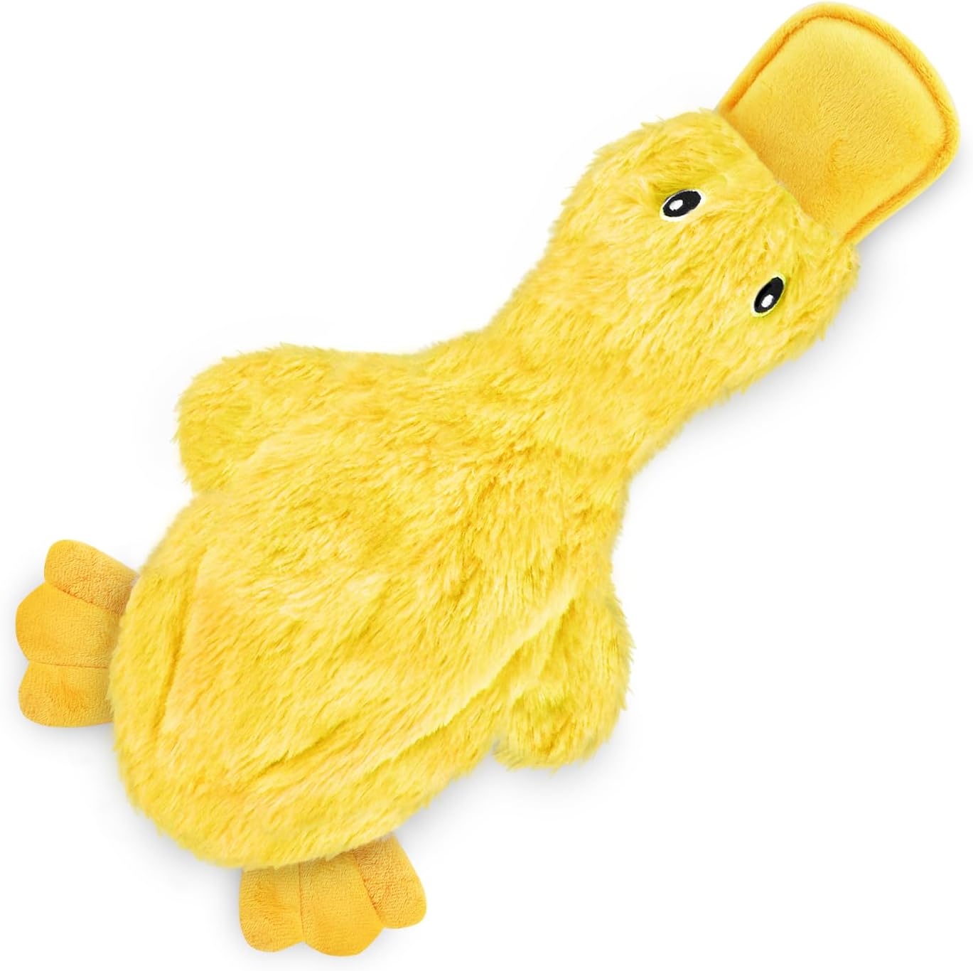 Mess-Free Dog Toy with Crinkle & Squeaker – Cute Duck Design