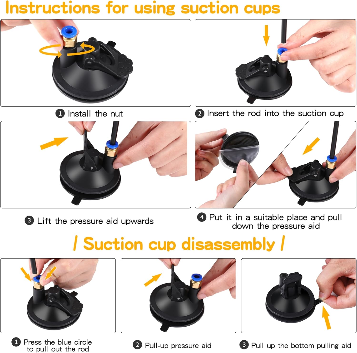 Soarer 4-in-1 Interactive Cat Feather Toy Set – Wand Toy with Suction Cup, Door Hanging String Toys & 12 Feather Refills for Indoor Cats & Kittens - Image 6