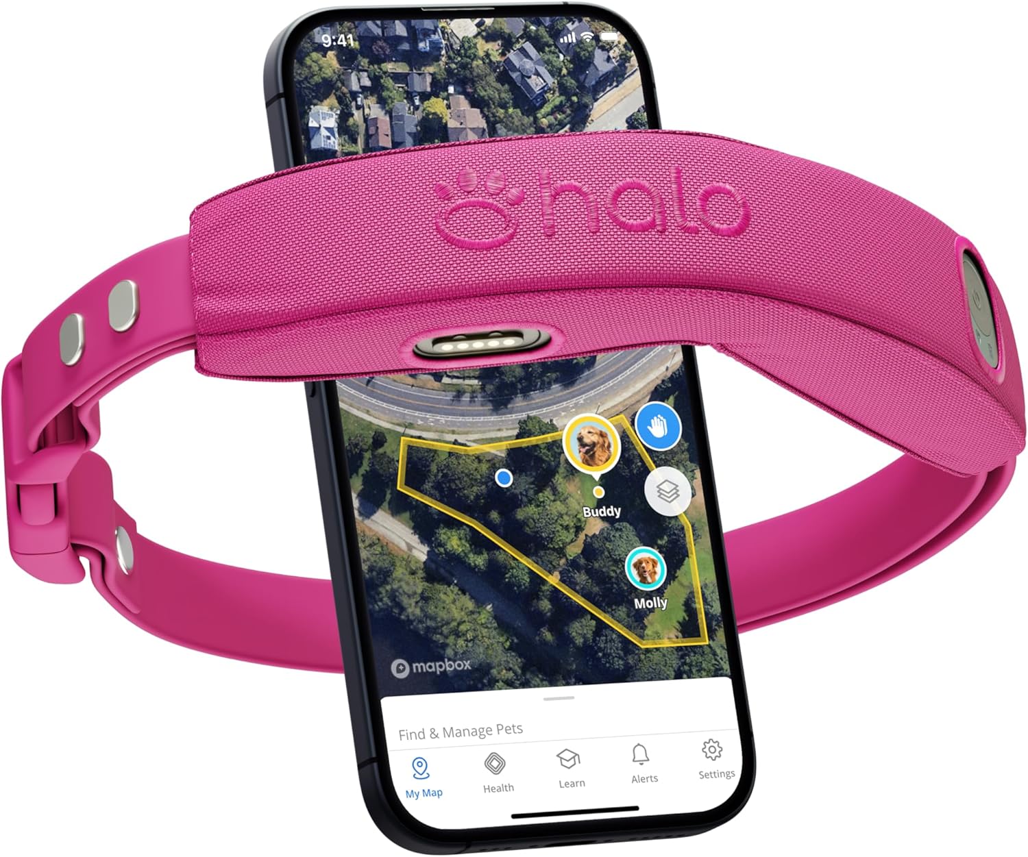 Halo Collar 4 GPS Wireless Dog Fence – Smart Dog Collar with App-Controlled Boundaries & Real-Time Tracking