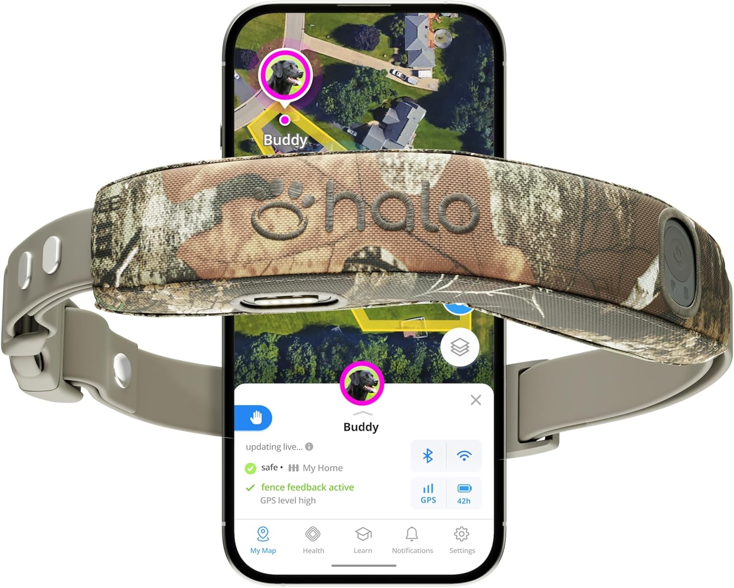 Halo Collar 5 GPS Wireless Dog Fence – Smart GPS Dog Collar with App Control & Real-Time Tracking
