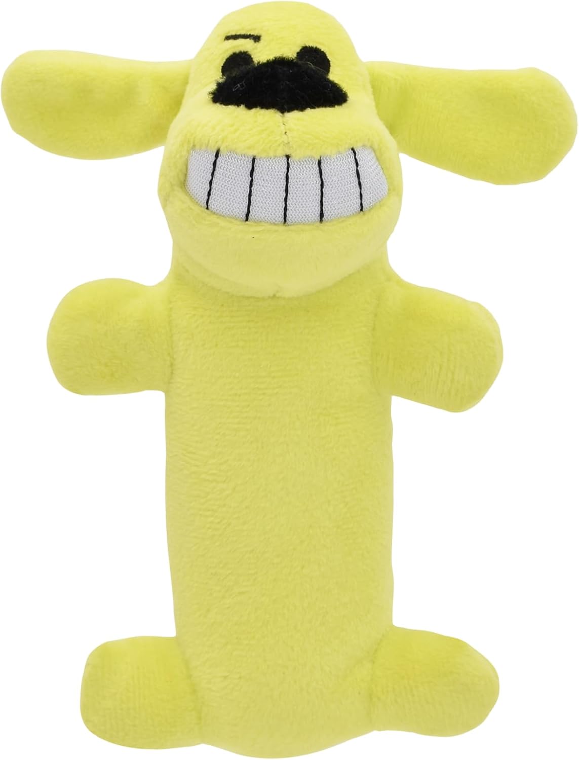 Squeaky Plush Loofa Dog Toy 6 Inch for Small Breeds, Assorted Colors